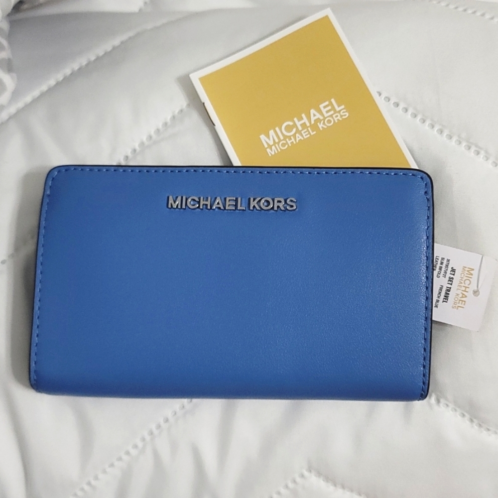 Michael Kors Bifold Wallet - French Blue